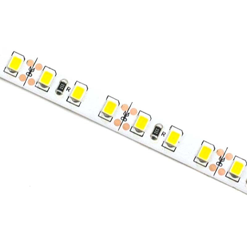 Chất lượng cao PCB Không thấm nước IP20 Smd 2835 120LED / M 1200lum Đèn LED dải trong nhà