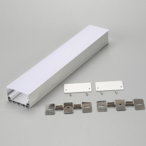 6063 U hình nhôm kênh LED đùn nhôm cho ánh sáng dải LED