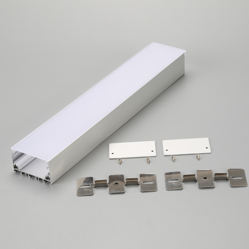 6063 U hình nhôm kênh LED đùn nhôm cho ánh sáng dải LED