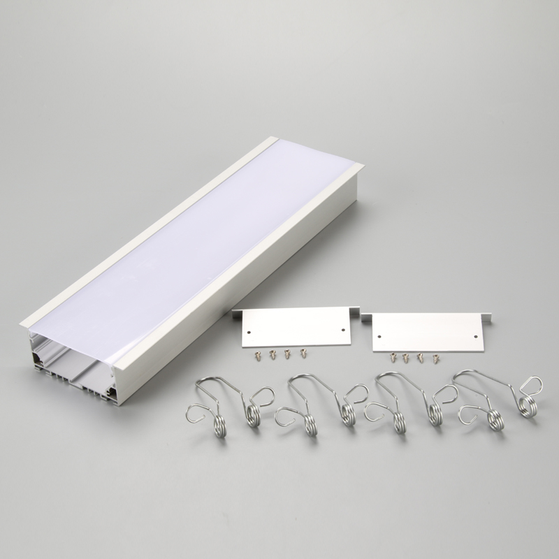 Cấu hình nhôm lõm 0,5m 1m 2m cho ứng dụng ánh sáng dải LED