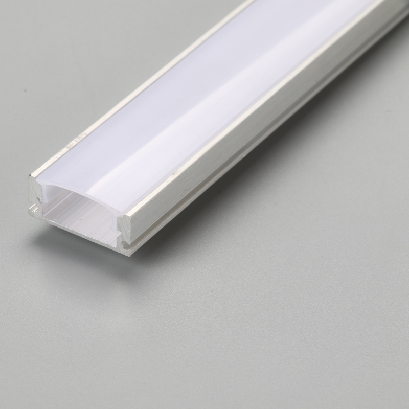 Kênh nhôm hình chữ U mỏng 1707 cho dải LED thanh nhôm