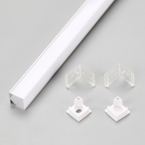 6063 hợp kim nhôm anodized Alu LED nhôm hồ sơ cho dải LED ánh sáng LED ánh sáng LED nhôm hồ sơ
