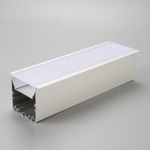 Vật liệu nhôm 6063 nhôm LED hồ sơ chiếu sáng trần