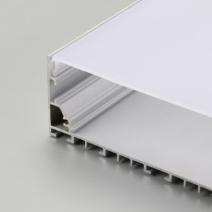 Hồ sơ nhôm nhôm với PC khuếch tán hình dạng phẳng cho dải LED