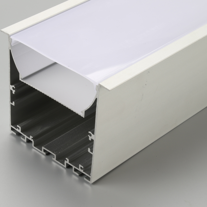 Hồ sơ 76X76 cho đèn LED hồ sơ LED hồ sơ nhôm hồ sơ LED chiếu sáng gián tiếp