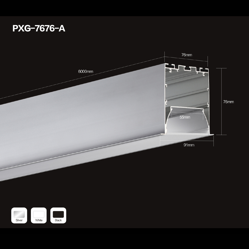 Đèn khuếch tán LED thanh nhôm ép đùn LED cho đèn nhôm LED