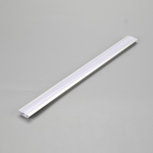 Hồ sơ LED đùn nhôm cho vỏ ánh sáng tuyến tính lõm với bộ khuếch tán màu trắng đục