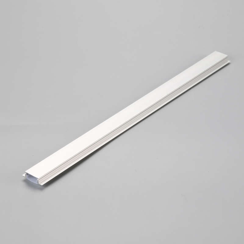 Hồ sơ LED đùn nhôm cho vỏ ánh sáng tuyến tính lõm với bộ khuếch tán màu trắng đục