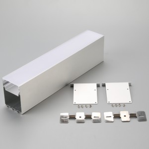 Lắp ráp bề mặt led nhôm kênh nhôm hồ sơ cho thanh ánh sáng tuyến tính LED