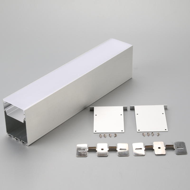 Lắp ráp bề mặt led nhôm kênh nhôm hồ sơ cho thanh ánh sáng tuyến tính LED