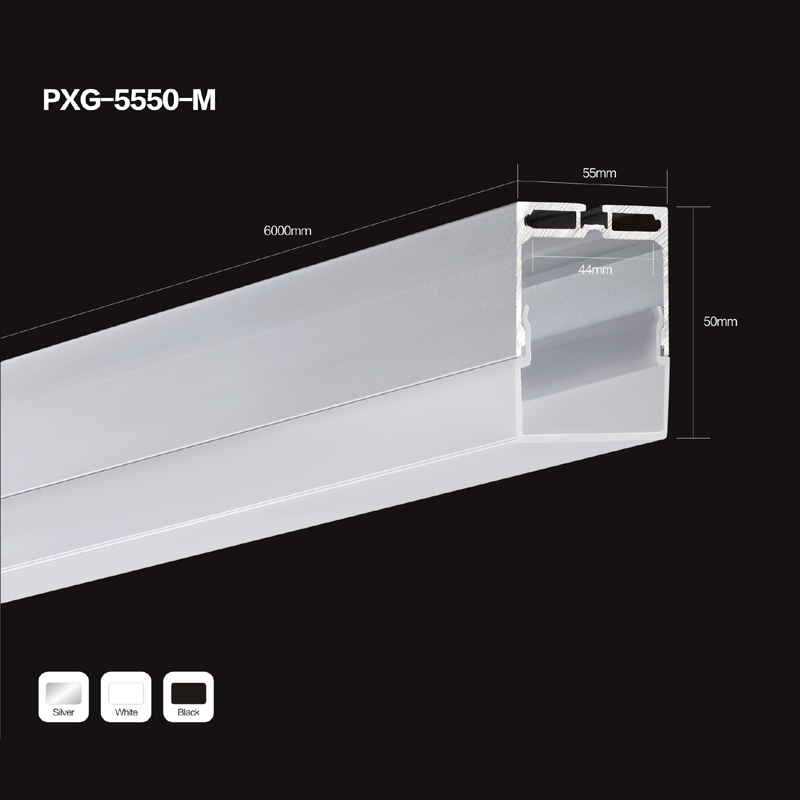 LED ánh sáng tuyến tính với nhôm hồ sơ LED bộ phận ánh sáng
