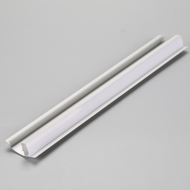 Góc PC che nhôm hồ sơ dải LED cho bộ khuếch tán dải ánh sáng LED linh hoạt