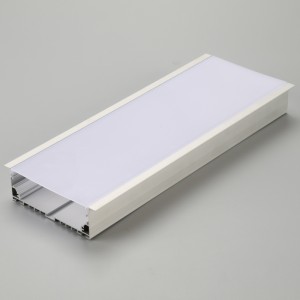 LED dải vỏ nhôm hồ sơ với PC nắp cuối clip