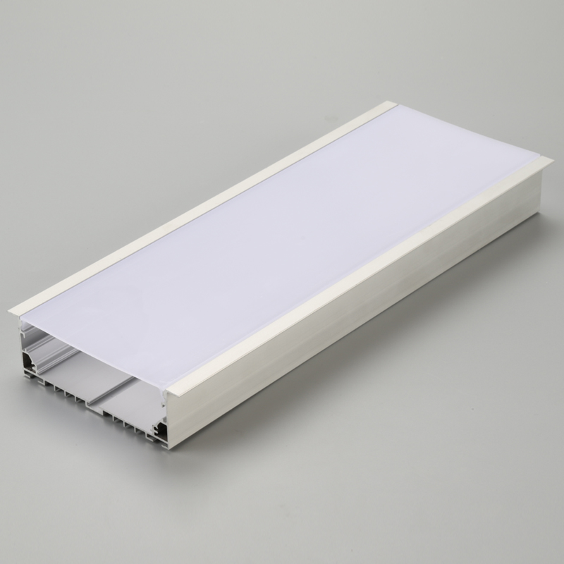 LED dải vỏ nhôm hồ sơ với PC nắp cuối clip