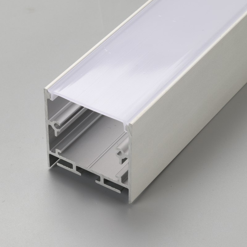 Hồ sơ nhôm bạc cho ánh sáng dải LED